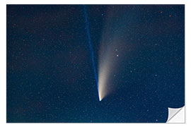 Wall sticker Comet NEOWISE in a telephoto lens close-up