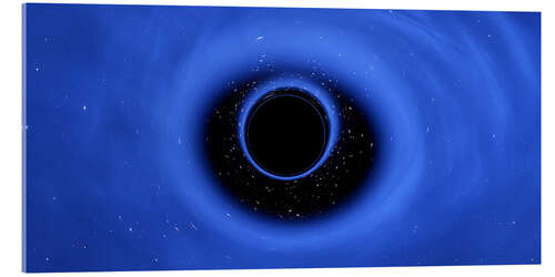Acrylglas print Sagittarius A, the black hole at the center of the Milky Way