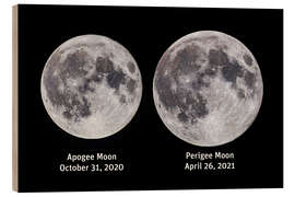 Puutaulu Comparison of the full moon at Apogee and Perigee