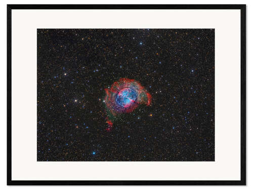 Kehystetty taidepainatus Messier 27, the Dumbbell Nebula