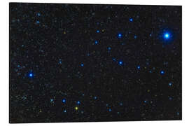 Magnettafel Junge blaue und gelbe Sterne im Alpha Persei-Haufen