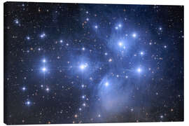 Canvastavla Messier 45, the Pleiades