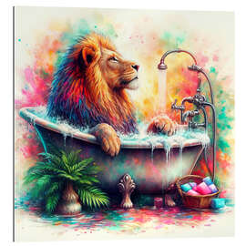 Gallery print The Lion King relaxes in the bathtub II