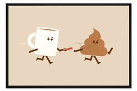 Gerahmter Kunstdruck Relay