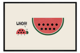 Gerahmter Kunstdruck Ladymelon