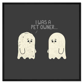 Gerahmter Kunstdruck Pet Owner