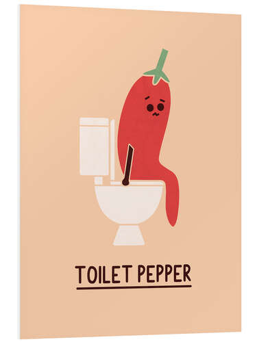 Tableau en PVC Toilet Pepper