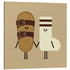 Magnettafel Socken und Sandalen