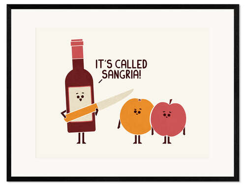 Framed art print Sangria