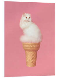 Galleritryk Cat Ice Cream