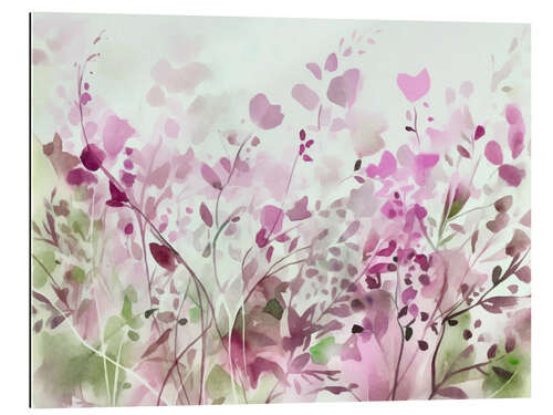 Quadro em plexi-alumínio Pink Spring Meadow