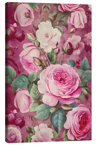 Stampa su tela Pink Roses