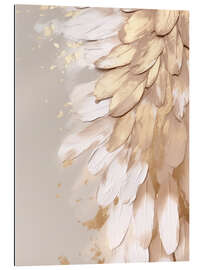 Gallery print Halo Feathers in Gold II