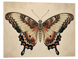 Stampa su PVC Boho Vintage Butterfly