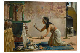 Magnettafel Die Trauerfeierlichkeiten einer ägyptischen Katze