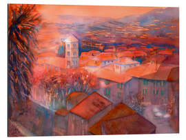 Tableau en aluminium Provence Village of Moustiers-Sainte-Marie