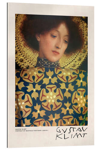 Gallery print Gustav Klimt, Portrait of Beatrice Portinari (1890/91)