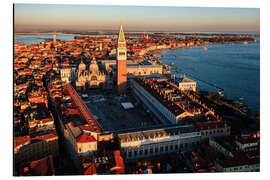 Aluminium print Sunset over St Mark's Square, Venice, Italy