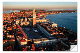 Naklejka na ścianę Sunset over St Mark's Square, Venice, Italy