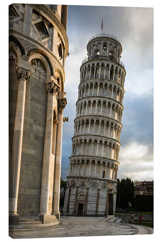 Quadro em tela The leaning tower of Pisa, Italy