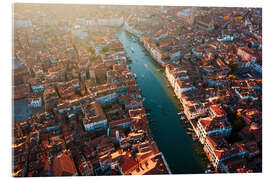 Quadro em acrílico Grand Canal and rooftops, Venice, Italy