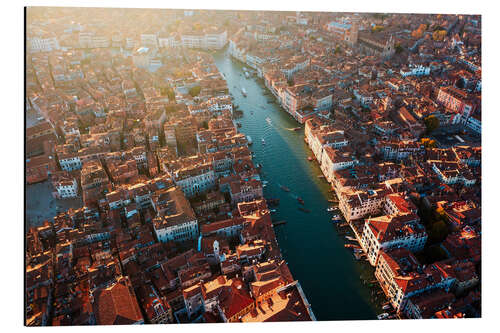 Aluminium print Grand Canal and rooftops, Venice, Italy