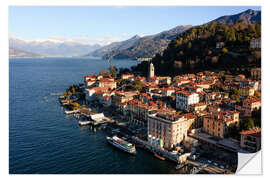 Naklejka na ścianę Bellagio town on lake Como, Italy