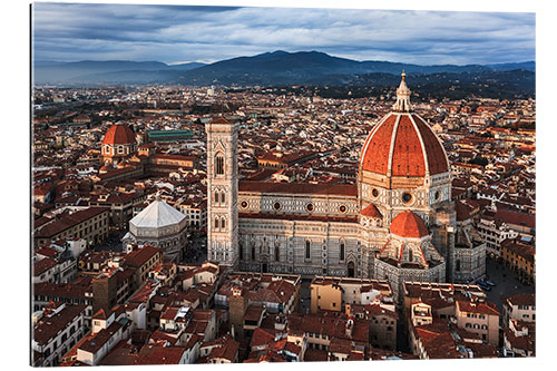 Galleriprint Aerial view of the Duomo at sunset, Florence, Italy