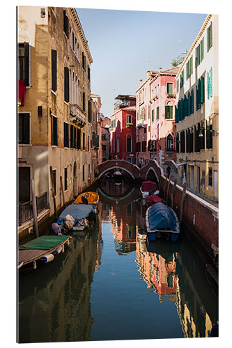 Gallery print Houses on the canal, Venice, Italy