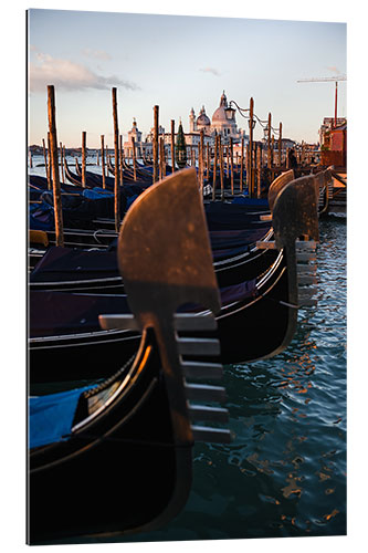 Gallery print Gondolas moored at San Marco, Venice