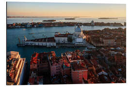 Alumiinitaulu Santa Maria della Salute at sunset, Venice