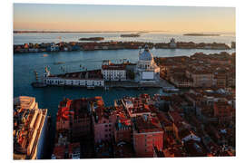 Quadro em PVC Santa Maria della Salute at sunset, Venice