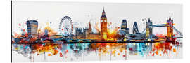 Aluminium print London Skyline