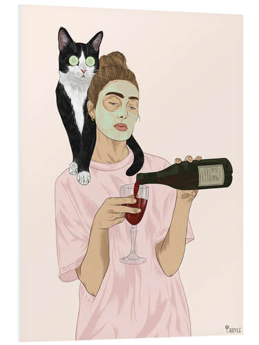 Tableau en PVC Cat Mom