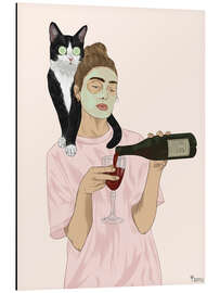 Magnettafel Katzenmama