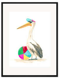 Gerahmter Kunstdruck Strandgammler IV