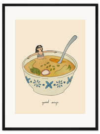 Gerahmter Kunstdruck Good soup
