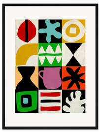 Gerahmter Kunstdruck Eclectic Historia II