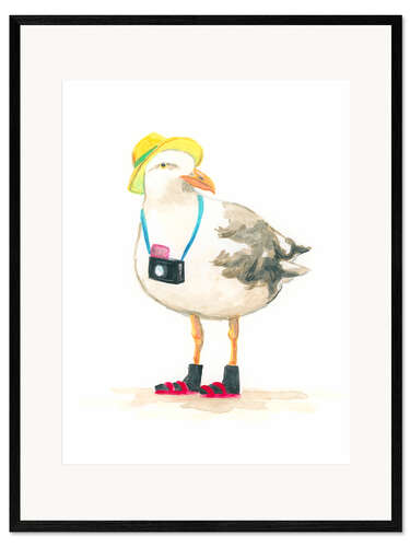 Framed art print Beach Bum II