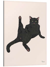 Magnettafel Faule Katze am Sonntag III