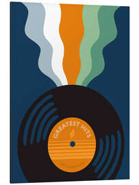 Magnettafel Greatest Hits Retro Vinyl