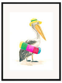 Gerahmter Kunstdruck Strandgammler III