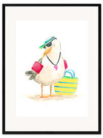 Framed art print Beach Bum I