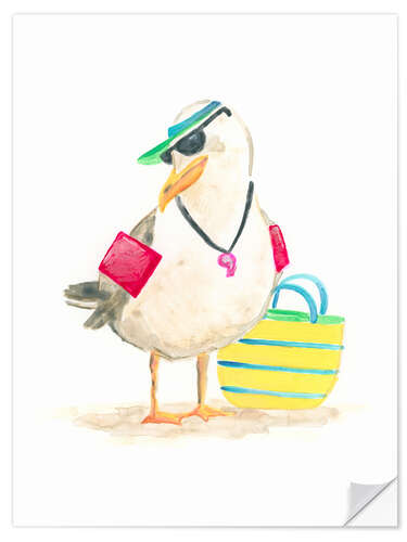 Wall sticker Beach Bum I