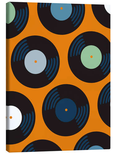 Canvas print Retro Vinyl