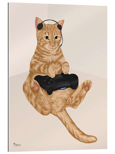 Gallery print Gaming cat