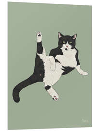 Foam board print Lazy Sunday Cat I