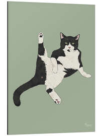 Magnettafel Faule Katze am Sonntag I