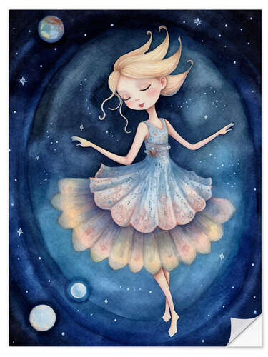 Vinilo para la pared Dreamlike Ballerina II