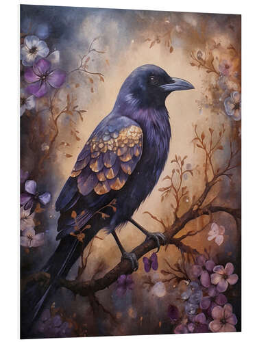 Foam board print Perse Crow